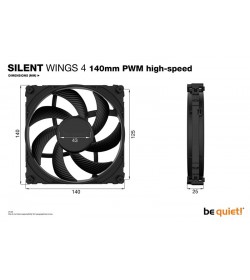 Be Quiet! Silent Wings 4 High Speed 140mm