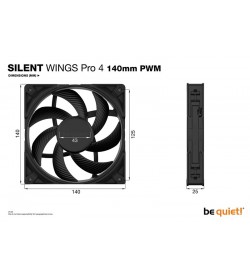 Be Quiet! Silent Wings PRO 4 140mm PWM