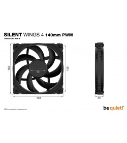 Be Quiet! Silent Wings 4 140mm PWM