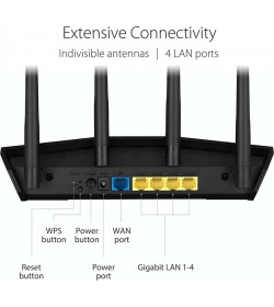 Asus Router Extensible ASUS RT-AX57 (AX3000) WiFi 6 de doble banda