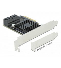 Delock Tarjeta PCIe x4 a 5 puertos SATA