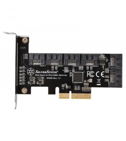 Silverstone ECS06 Tarjeta PCIe x2 a 6 puertos SATA