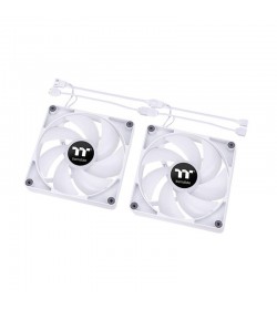 Thermaltake CT120 Sync ARGB Blanco 120mm (Pack 2 uds)