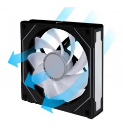 Lian Li UNI FAN SL-INF 120 ARGB Flujo Inverso PWM 120mm, Negro