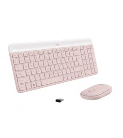 Logitech MK470 Combo Rosa Inalámbrico