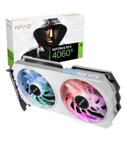 KFA2 GeForce RTX 4060 Ti EX White 1-Click OC 16GB GDDR6 DLSS3