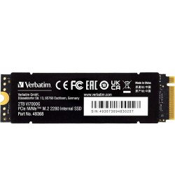 Verbatim Vi7000G 2TB SSD M.2 NVMe PCIe Gen4 x