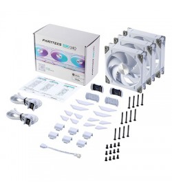 Phanteks D30 D-RGB PWM Blanco 140mm (Pack 3uds)