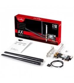 Cudy WE3000 AX5400 WiFi 6 Bluetooth Pcie