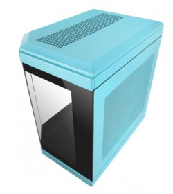 Mars Gaming MC-3T Cristal templado Azul ATX