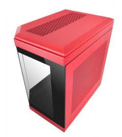 Mars Gaming MC-3T Cristal templado Rojo ATX