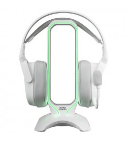 Mars Gaming MHHPRO Blanco Soporte Auriculares 3 en 1