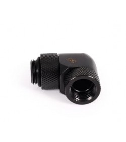 Alphacool Eiszapfen 90º G1/4" Adaptador Rotatorio - Negro