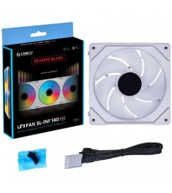 Lian Li UNI FAN SL-INF 140 ARGB Flujo Inverso PWM Blanco 140mm