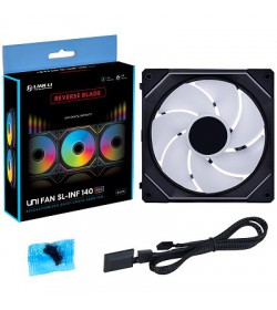 Lian Li UNI FAN SL-INF 140 ARGB Flujo Inverso PWM Negro 140mm