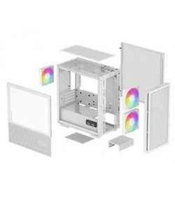 DeepCool CH360 Digital ARGB Blanca M-ATX