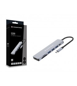 Conceptronic DONN19G Adaptador USB-C Multipuerto