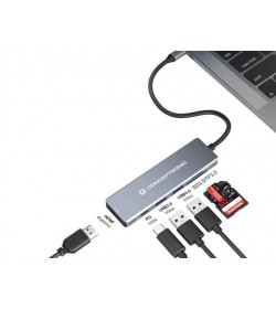 Conceptronic DONN23G Adaptador USB-C Multipuerto