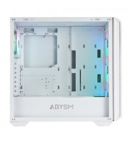 Abysm Gaming Danube Kamp BX300 ARGB Blanca ATX