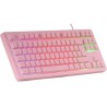 Mars Gaming MK023 TKL RGB Rosa Semimecánico