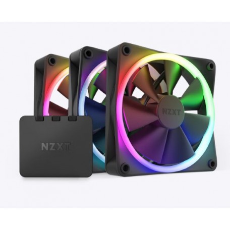 NZXT F120 RGB 120mm + Controlador (Pack 3uds)