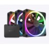 NZXT F120 RGB 120mm + Controlador (Pack 3uds)