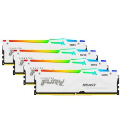 Kingston Fury Beast RGB Blanca DDR5 5600 64GB 2x32 CL36