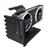 Montech Soporte + Riser VGA Vertical Negro