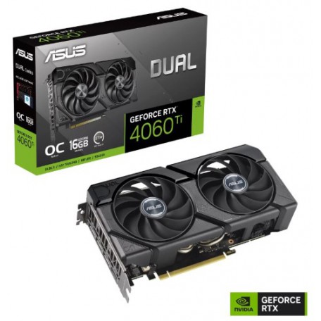 Asus Dual GeForce RTX 4060 Ti EVO OC 16GB GDDR6 DLSS3