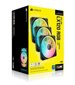 Corsair iCUE Link LX120 RGB PWM 120mm (Pack 3uds)