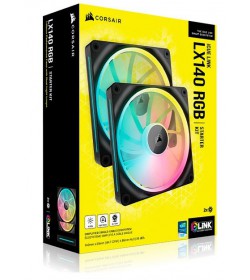 Corsair iCUE Link LX140 RGB PWM 140mm (Pack 2uds)