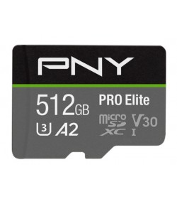 PNY Pro Elite Clase 10 U3 V30 MicroSD 512GB