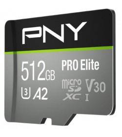 PNY Pro Elite Clase 10 U3 V30 MicroSD 512GB