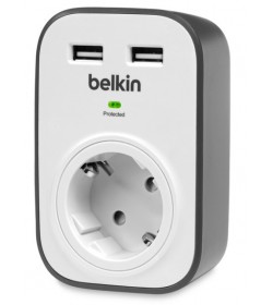 Belkin Protector contra sobretensiones SurgeCube con USB