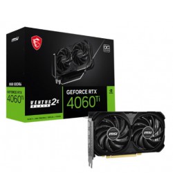 MSI GeForce RTX 4060 Ti 8G Ventus 2X Negro E1 OC 8GB GDDR6