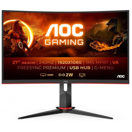 AOC C27G2ZU/BK 27" 240Hz