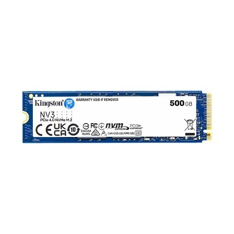 Kingston NV3 500GB SSD M.2 NVMe PCIe Gen4 x4