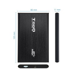 TooQ TQE-2529B Carcasa 2,5 USB 3.0/3.1