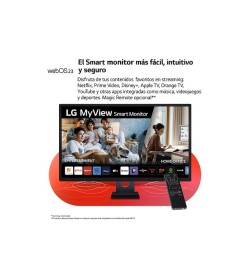 LG MyView Smart TV 32SR50F-B 31,5" IPS 60Hz