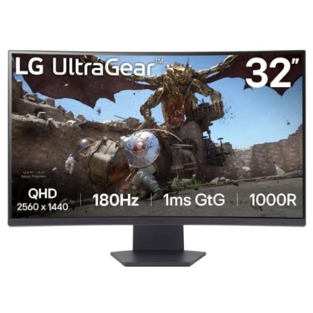 LG UltraGear 32GS60QC-B 32" VA QHD 180Hz Curvo