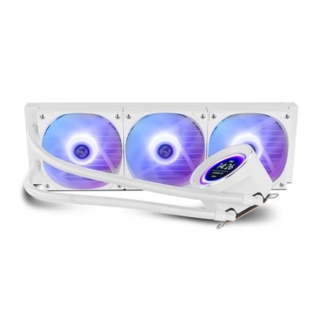 Nox Hummer X-360 LCD RGB Blanca 360mm