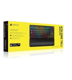 Corsair K70 Core TKL RGB Inalámbrico + Reposamuñecas