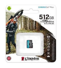 Kingston Canvas Go! Plus MicroSD 512GB UHS-I