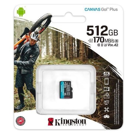 Kingston Canvas Go! Plus MicroSD 512GB UHS-I