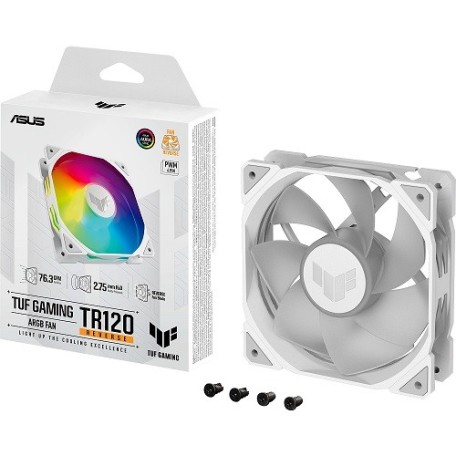 Asus TUF Gaming TR120 ARGB Blanco 120mm