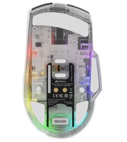 Sharkoon Skiller SGM50W Blanco RGB Inalámbrico