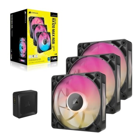 Corsair iCUE Link RX120 Max RGB PWM 120mm (Pack 3uds)