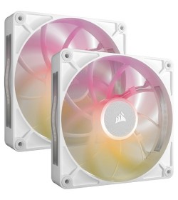 Corsair iCUE Link RX140 Max RGB PWM Blanco 140mm (Pack 2uds)