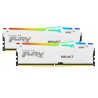 Kingston Fury Beast RGB Blanca DDR5 6000 32GB 2x16 CL30 AMD EXPO