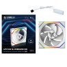 Lian Li Uni Fan SL120 Inalámbrico RGB Flujo Inverso PWM Blanco 120mm